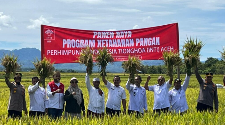 Wujudkan Ketahanan Nasional, INTI Aceh Gelar Panen Raya di Aceh Besar